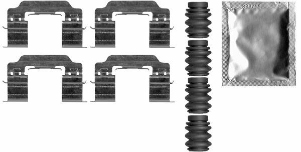 TEXTAR 82547300 Brake Pad Fitting Kit