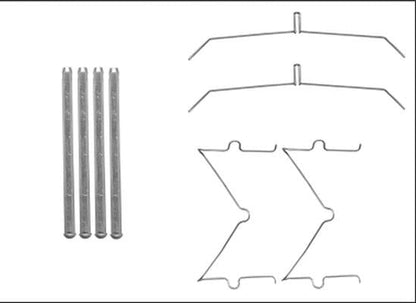 TEXTAR 82540100 Brake Pad Fitting Kit