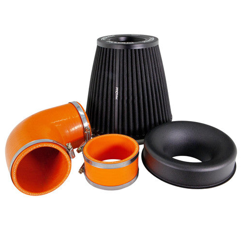 Ramair PRK-225-OR Performance Pleated Induction Kit for MK2 Focus ST - Orange Hoses
