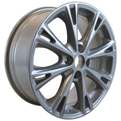 GENUINE FORD 2031734 FIESTA ALLOY WHEEL 17" 8-SPOKE DESIGN, ROCK METALLIC, 2012 - 2017