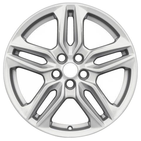 GENUINE FORD 2238329 x4 SET OF 4 EDGE - S-MAX - GALAXY ALLOY WHEEL 18" 5 X 2-SPOKE DESIGN, SPARKLE SILVER, 2015 - 2018