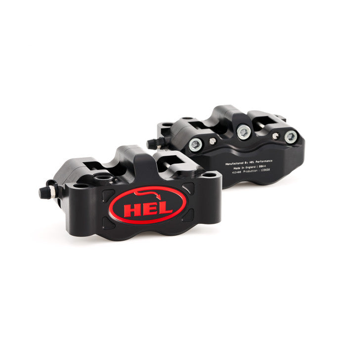 HEL Performance HC-100-32-32 V1 100mm Solid Billet 4 Piston Front Radial Brake Calipers | ML Performance Car Parts