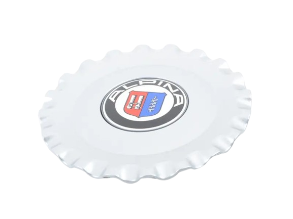 Genuine BMW 36107980127 Hub Cap, Silver