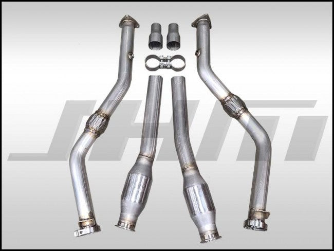 JHM JHM-C630TDPHFCIBS Exhaust - Downpipes - High-Flow Cats w/ Integrated Baffle System - (JHM) for C6-A6 3.0T