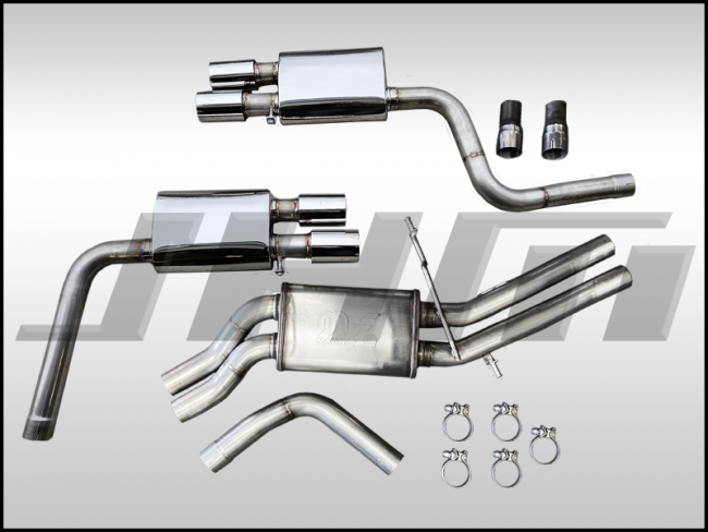 JHM JHM-C75A6730TCBE-QUAD Exhaust - - 2.5" Performance Cat-back for C7.5 A6-A7 3.0T (2015-2018)