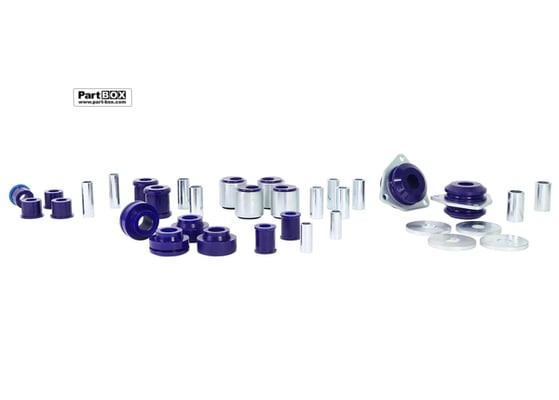 SuperPro KIT043CADJK Land Rover Front and Rear Essential Vehicle Kit