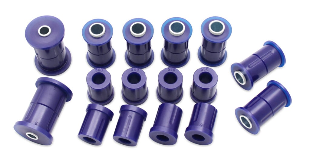 SuperPro KIT062K Front & Rear Leaf Spring Bushing Kit for Daihatsu Rocky / Fourtrak F70 - F80 (1984 - 1993)