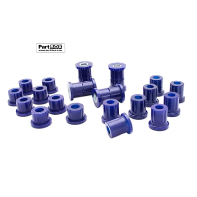 SuperPro KIT110K Daihatsu F20-50-60 1976-1985 Front and Rear Leaf Spring - Bushing Kit