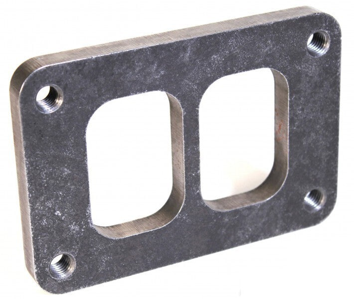 Turbozentrum 402954 Manifold flange T6 (GT4X / S400 / S500) - TwinScroll - mild steel
