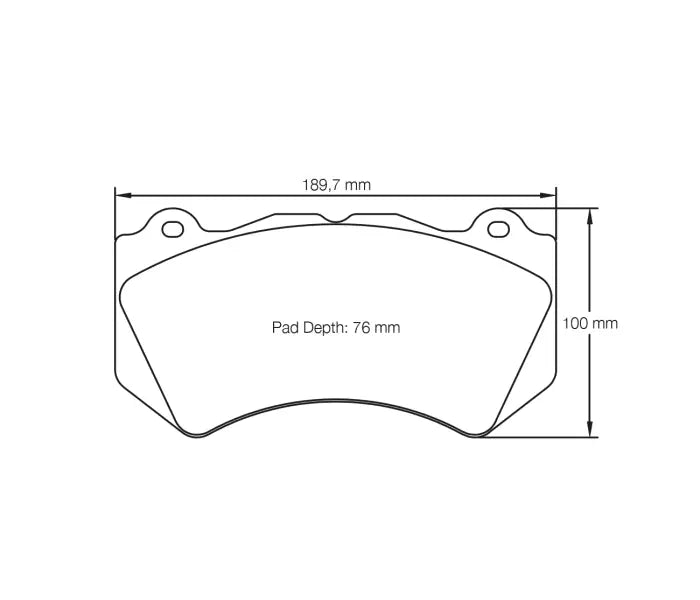 Pagid S8083C01B01 Brake Pad S8083 RSC 1 (bedded)