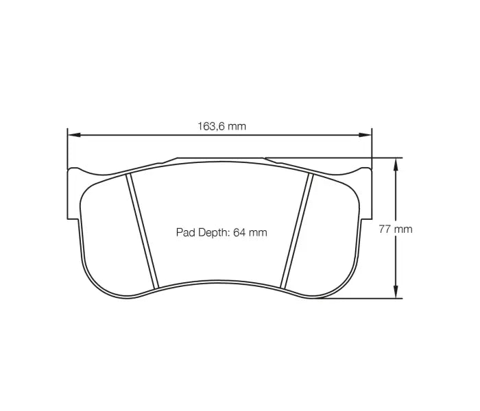 Pagid S8101L2EB01 Brake Pad S8101 RSL 2E (bedded)