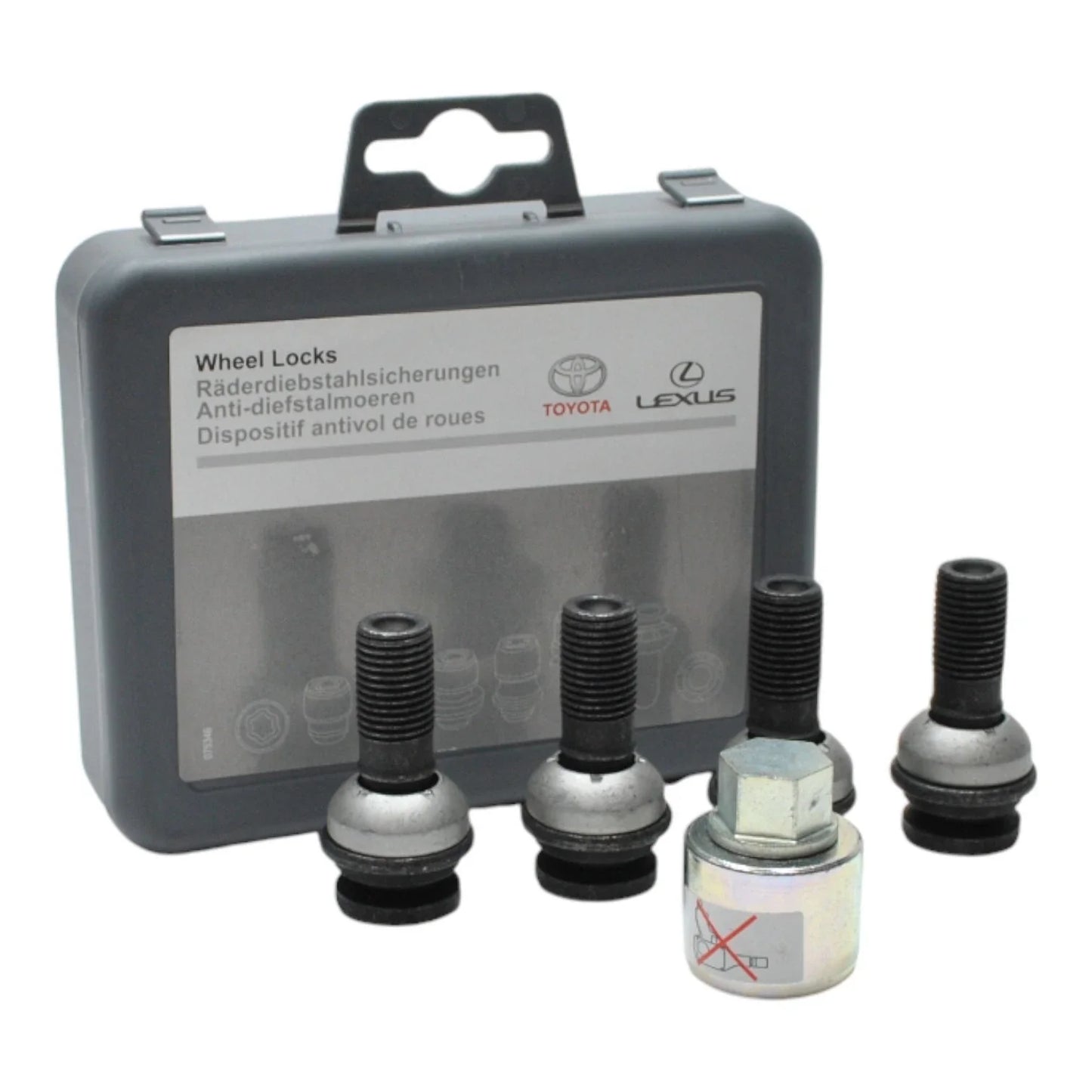 Genuine Lexus PW456-00033 Wheel Lock Nut Set M14X1.5 For NX 2021 Onwards