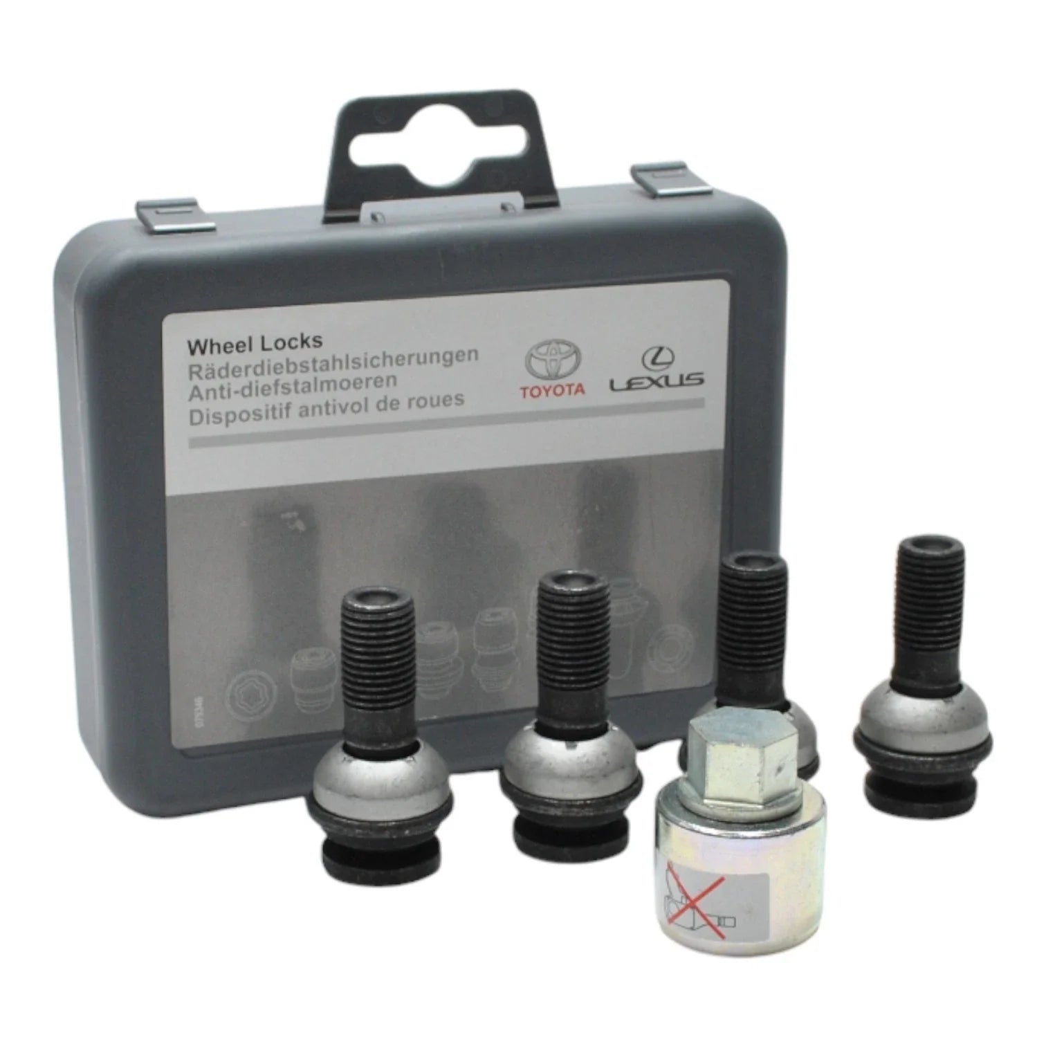 Genuine Lexus PW456-00033 Wheel Lock Nut Set M14X1.5 For NX 2021 Onwards