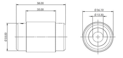 SuperPro SPF4596K Nissan 370Z-400Z RLCA-Rear Inner Bush Kit