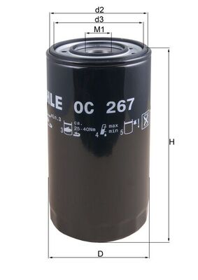 Mahle OC267 - Oil Filter