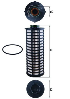 Mahle OX1152D - Oil Filter