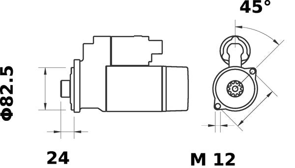 Mahle MS23 - Starter