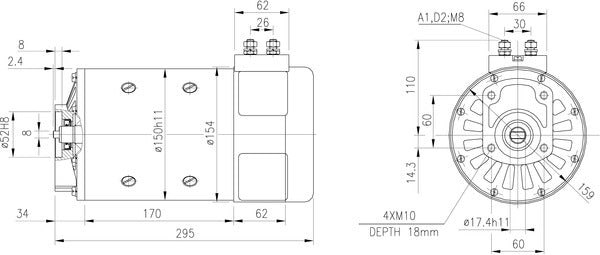 Mahle MM82 - Electric Motor