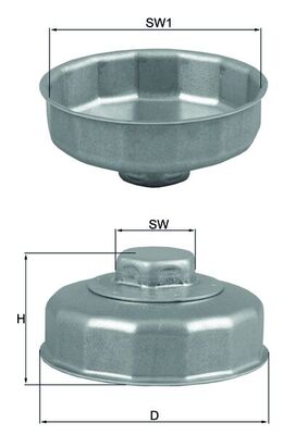 Mahle OCS1 - Oilfilter Spanner