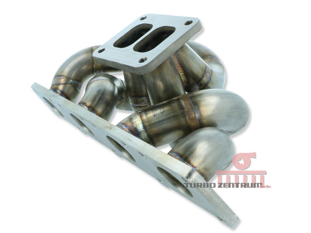 Turbozentrum 456350 Tube Exhaust Manifold VAG 1.8T 20V transverse T25-flange no WG - Stainless Steel