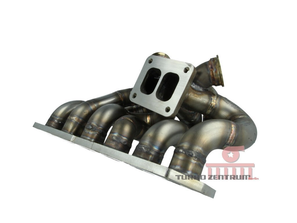Turbozentrum 428500 Turbo Manifold VAG R32 / V6 24V Twinscroll T4-flange 2x MV-S WG.-port - Stainless Steel