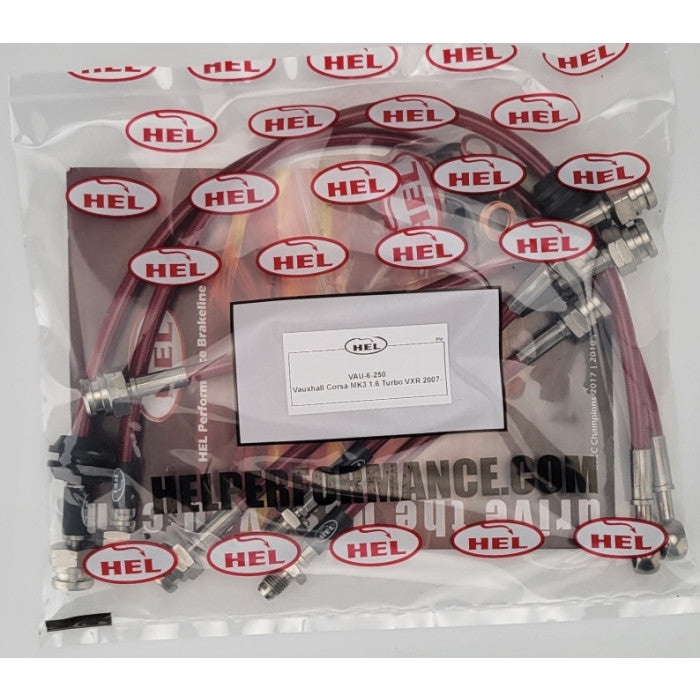 HEL Performance CL-VAU-6-250 Brake Lines Stainless Steel Braided | ML Performance Car Parts