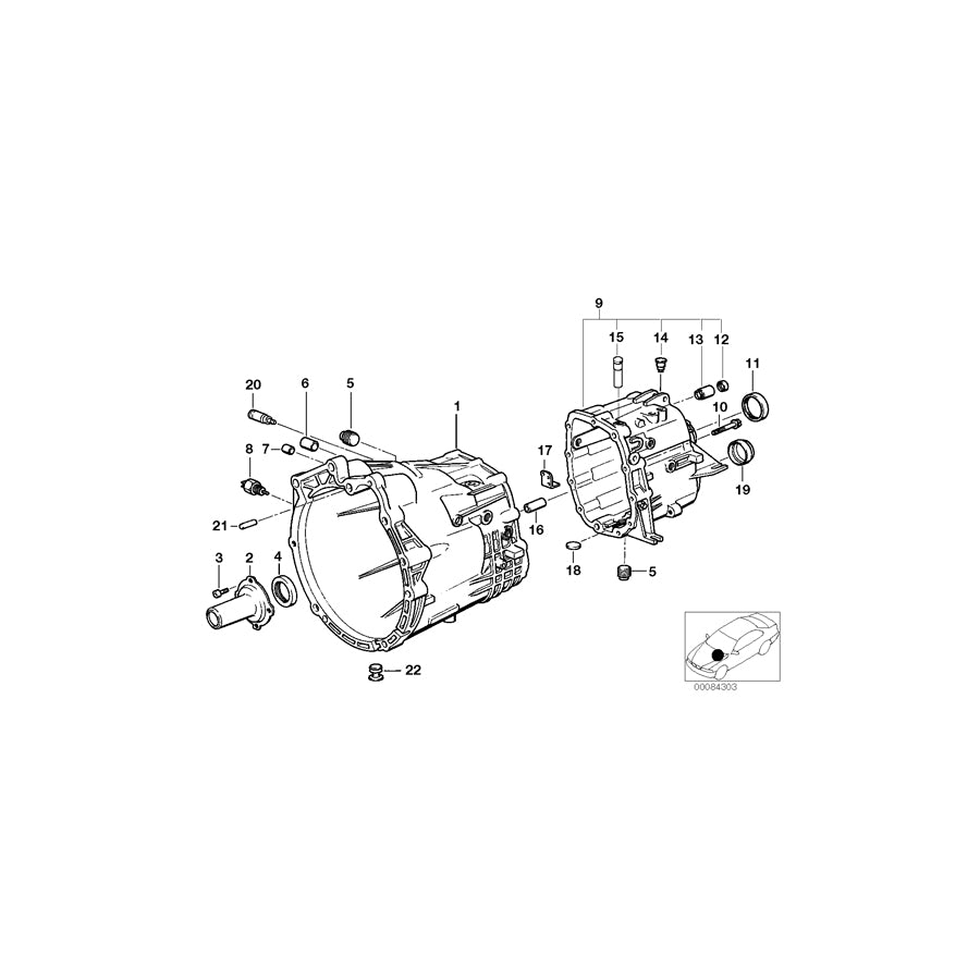 Genuine BMW 23111224813 E34 E53 E38 Guide Bush 8,5X12X32 (Inc. 330Ci, 735i & 323i) | ML Performance EU Car Parts