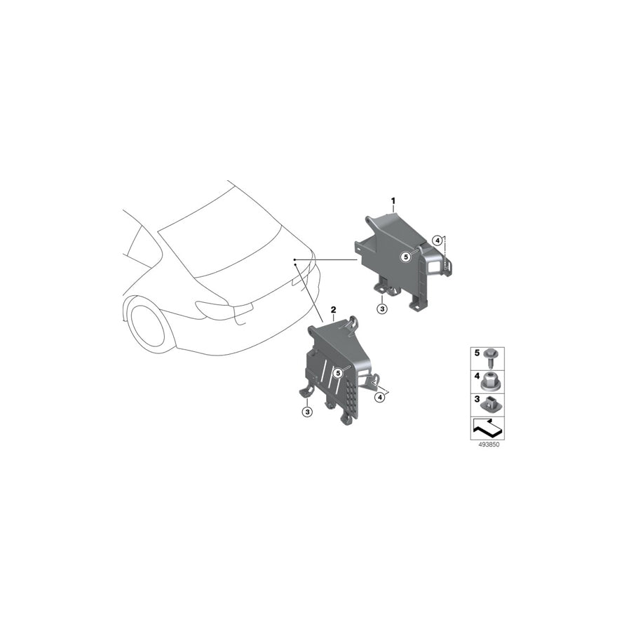 Genuine BMW 61429348202 F90 G30 Holder Power Control Unit Pcu (Inc. 520d, 525d & 520dX) | ML Performance EU