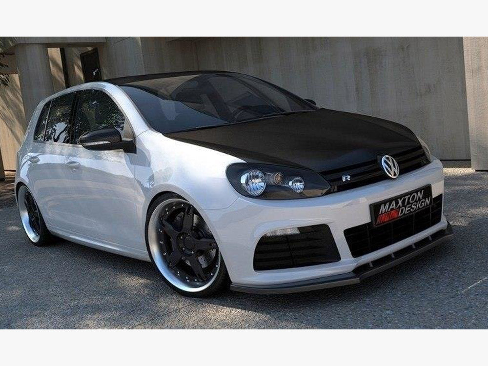 Maxton Design VW-GO-6-R-FD1T Front Splitter VW Golf MK6 r | ML Performance UK Car Parts