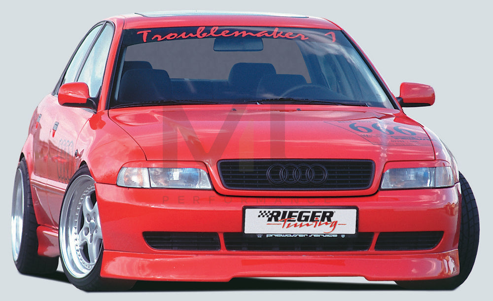Rieger 00055015 Audi B5 A4 Front Splitter 4 | ML Performance EU Car Parts