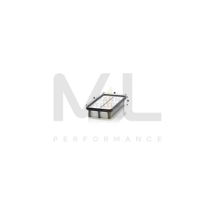MANN-FILTER C 2519 Air Filter for HYUNDAI Getz (TB) Filter Insert | ML Performance Car Parts