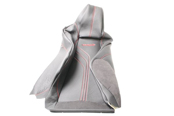 Aston Martin 7G33-62900-AFW-W Front RH Seat Cover In Black With Red Stitching | ML Performance EU Car Parts