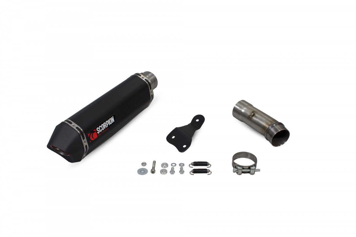 Scorpion RBM79BCER BMW Serket Parallel Slip-On - Black Ceramic Coated Sleeve (R1200 R / R1200 RS) | ML Performance EU EU