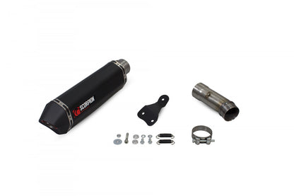 Scorpion RBM79BCER BMW Serket Parallel Slip-On - Black Ceramic Coated Sleeve (R1200 R / R1200 RS) | ML Performance EU EU