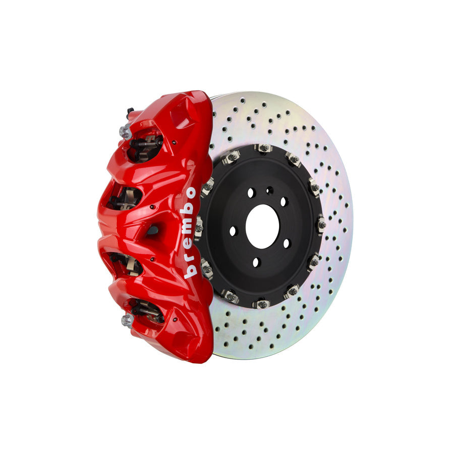 Brembo 1Q1.9616A Mercedes-Benz Front GT 8-Pistons Drilled 2-piece Big Brake Kit 412x38mm