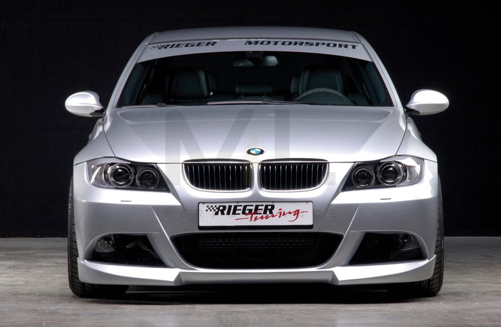 Rieger 00053411 BMW 3 Series E90 E91 Front Bumper 5 | ML Performance EU Car Parts