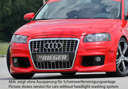 Rieger 00056744 Audi 8P A3 Front Bumper - R-Frame 1 | ML Performance EU Car Parts