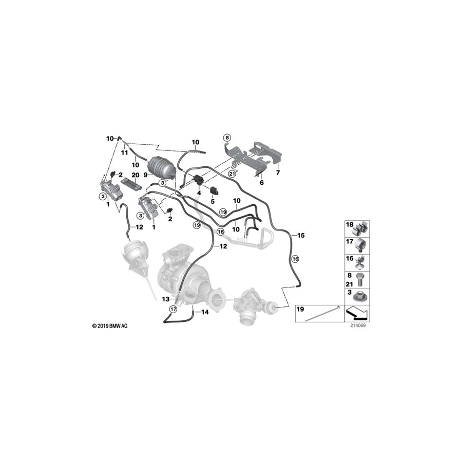 Genuine BMW 11657800034 E70 E91 E60 Heat Protection Shield (Inc. 535d, X5 35dX & X5 3.0sd) | ML Performance EU
