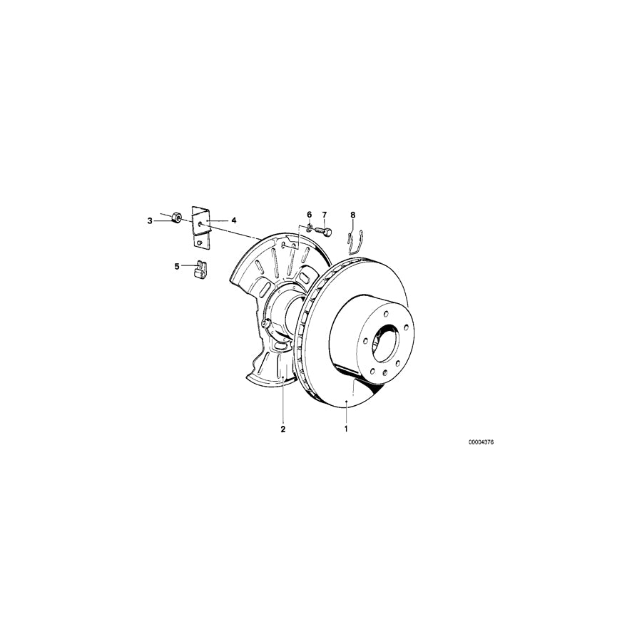 Genuine BMW 34111115383 E23 Protection Plate Left (Inc. 733i, 732i & 728iS) | ML Performance EU Car Parts