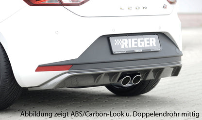 Rieger 00088032 Seat 5F Leon Rear Diffuser 1 |ML Performance EU Car Parts