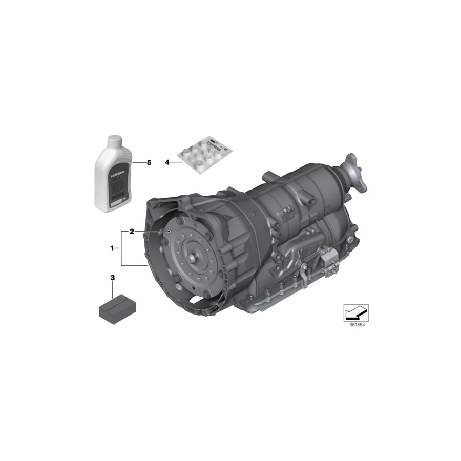 Genuine BMW 24407584541 E71 F01 F02 Torque Converter B111 (Inc. 740i, X6 35iX & 740Li) | ML Performance EU Car Parts