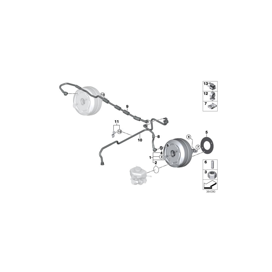 Genuine BMW 11667850594 F82 F87 F80 Vacuum Pipe (Inc. M3, M4 CS & M4 GT4) | ML Performance EU