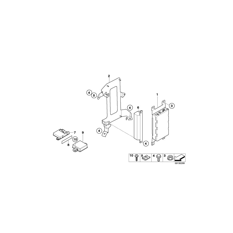 Genuine BMW 51377125989 E61 F13 E60 Hook&Loop Fastener 25X12X6,01 (Inc. 740dX, 520dX & 640dX) | ML Performance EU Car Parts