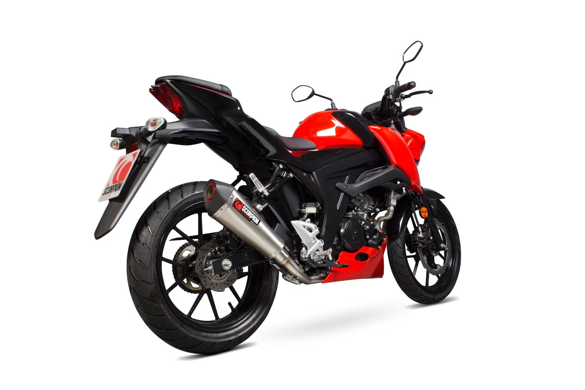 Scorpion RSI124SEO Suzuki Serket Taper Full System - Brushed Stainless Steel Sleeve (GSX-S 125 / GSX-S 150) | ML Performance EU EU