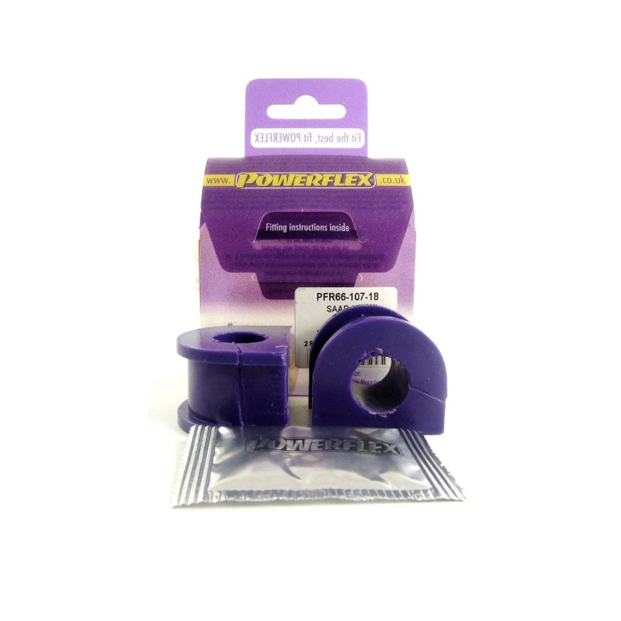 Powerflex PFR66-107-18 Saab 9000 Rear Anti Roll Bar Bush 18mm | ML Performance EU Car Parts