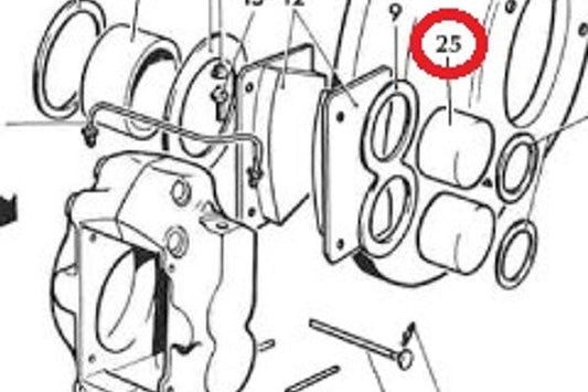 Aston Martin 048-028-0769 Rear Brake Caliper Piston Small | ML Performance EU Car Parts