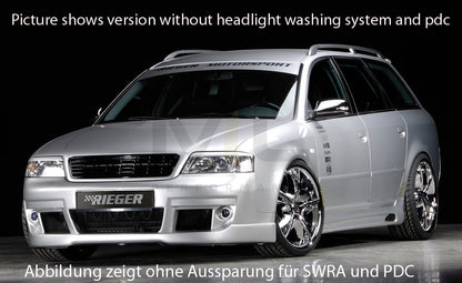 Rieger 00055310 Audi 4B A6 Front Bumper - S6-Look 3 | ML Performance EU Car Parts