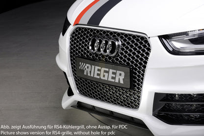 Rieger 00055543 Audi B8 B81 A4 Front Bumper 4 | ML Performance EU Car Parts