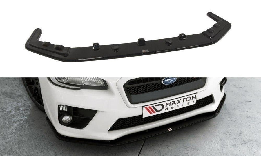 Maxton Design SU-IM-4-WRX-STI-FD2T Front Splitter V.2 Subaru Impreza WRX STI MK4 | ML Performance UK Car Parts