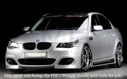 Rieger 00053612 BMW 5 Series E60 E61 Front Bumper 7 | ML Performance EU Car Parts